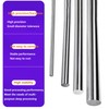 MACHSWON 5 Pcs 304 Stainless Steel Round Rod 4mmx300mm Solid