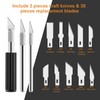 Headley Tools Precision Craft Hobby Knife Set (38pcs) with Wooden
