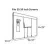 Covermates Outdoor Full TV Cover – Various Sizes, Durable Polyester,