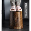 Trash Can Without Lid, Wood Grain Trash Can Single and