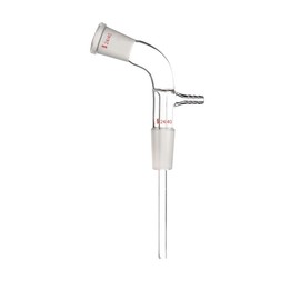 Deschem 24/40,Glass Vacuum Take-Off Adapter with 150mm Length Steam Tube,Lab Glassware