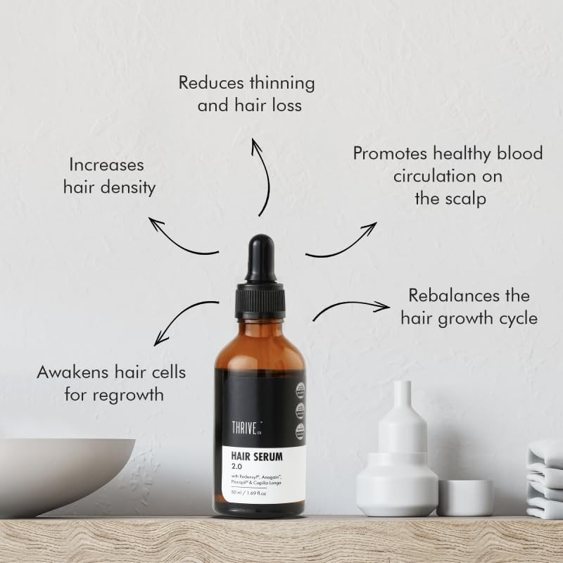 ThriveCo Hair Growth Serum | with Rosemary Redensyl, Anagain, Procapil