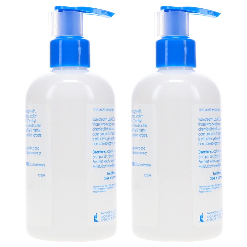 Free and Clear Liquid Cleanser, 8 Ounces each, Pack of