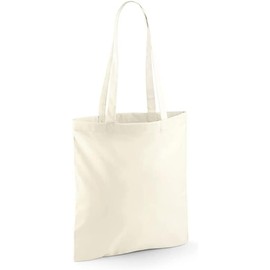 Cotton Tote Bags, Bulk Shopping Bag Cotton Bags, Multipack, 100% Cotton Canvas, Reusable Grocery Cloth Bag, Extra Strong Long Handle Double Stitched Ideal for Printing 5 10 20 pack (1, Natural)