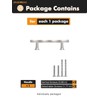JIASENBAO Brushed Nickel Cabinet Pulls 3" Hole Center 10 Pack