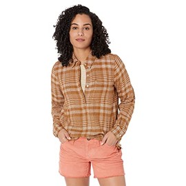 Carve Designs Women's Standard Sawyer Twill, Cocoa Plaid, XS