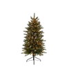 Puleo International 4.5-Foot Pre-Lit Fraser Fir Pencil 150 UL Clear