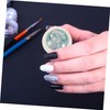 WOONEKY Nail Glitter Powder of Sequined Manicure Decors for Creative