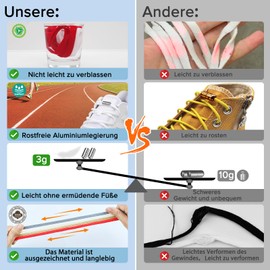 SMUJU 8 pairs: Shoelaces without tying, flat shoelaces, quick release, shoelaces without tying, shoe laces without tying, durable shoelaces with screw lock, 8 pair a