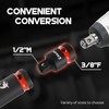 EZARC 21PCS Impact Socket Adapter Set, Includes CR-MO Universal Swivel