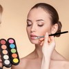 Sibba Sponge Eye Makeup Brushes, 12 Pieces Black Double Sided