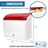 Barska Wall Mount Multi-Purpose Locking Mail Suggestion Drop Box with