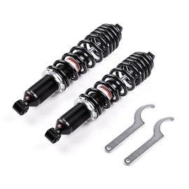 KLV Rear Left Right Monotube Shocks Absorber Compatible with 2010 2011 2012 2013 2014 2016 2017 Polaris Ranger 400 500 Ranger Crew 500 Crew 570 800 Gas-Powered 7043548 7043886 2pcs