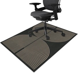 Office Chair Mat for Hardwood Floor Minimalist Art 36"x48" Computer Gaming Chair Mat Anti-Slip Rugs Floor Protector for Rolling Chairs Under Desk Rug for Home
