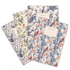 etmamu 1074 Set of 4 Notebooks A5 | Chinoiserie Asian