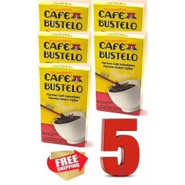 Café Bustelo 30 Single Serve Packets of Cafe Bustelo ~  Instant Espresso Coffee ~