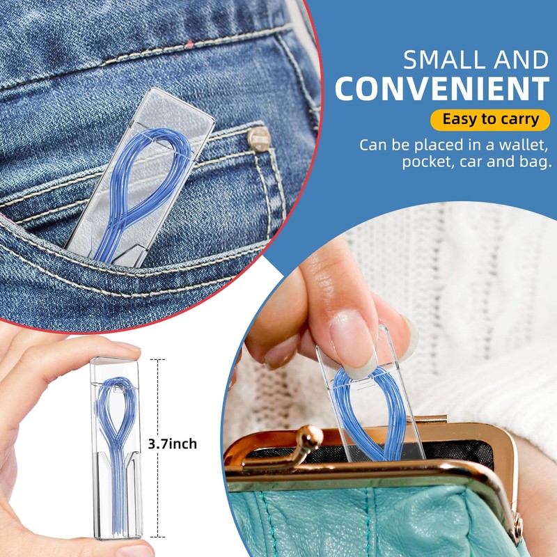 Houselog Dental Floss Threader, Deep Clean Floss for Braces, Bridges,