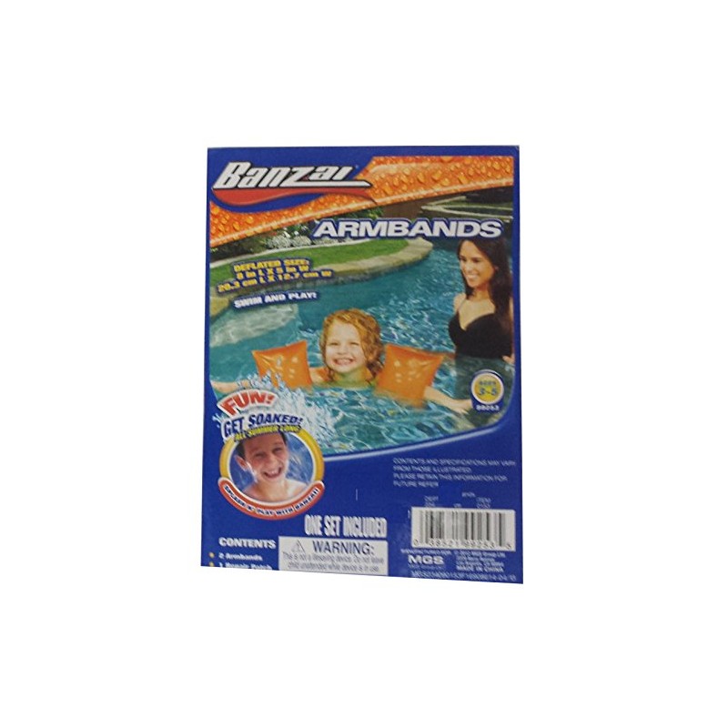 Genuine Bazai Arm Band Swim Trainers - Safety Orange