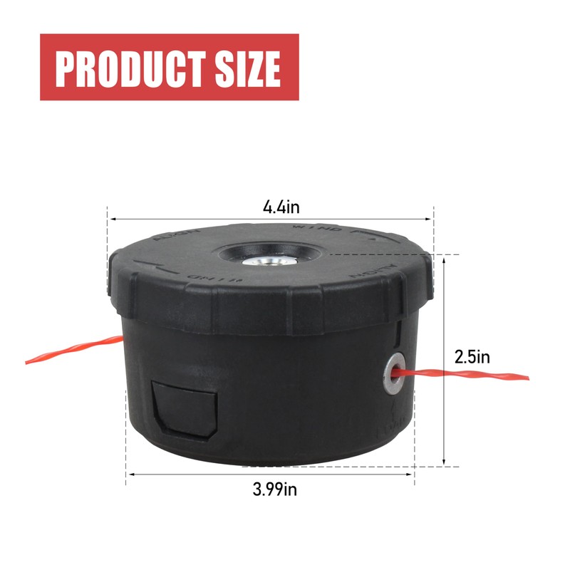 TOKDOOT 49-16-2748 String Trimmer Head for Milwaukee,Weed Eater Attachments Easy