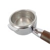 Bottomless Portafilter for CONTI Espresso Machines - Walnut Handle, 21g