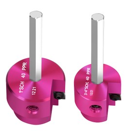 PVC Pipe Reamer 3/4 Inch & 1 Inch Head, PVC Fitting Saver,PVC Reamer PVC Socket Saver with 1/4-Inch Hex Shaft, ABS Pipe Reamer Plastic Pipe Fitting Reamer for Plumbing Sch.40 PVC CPVC ABS Pipe