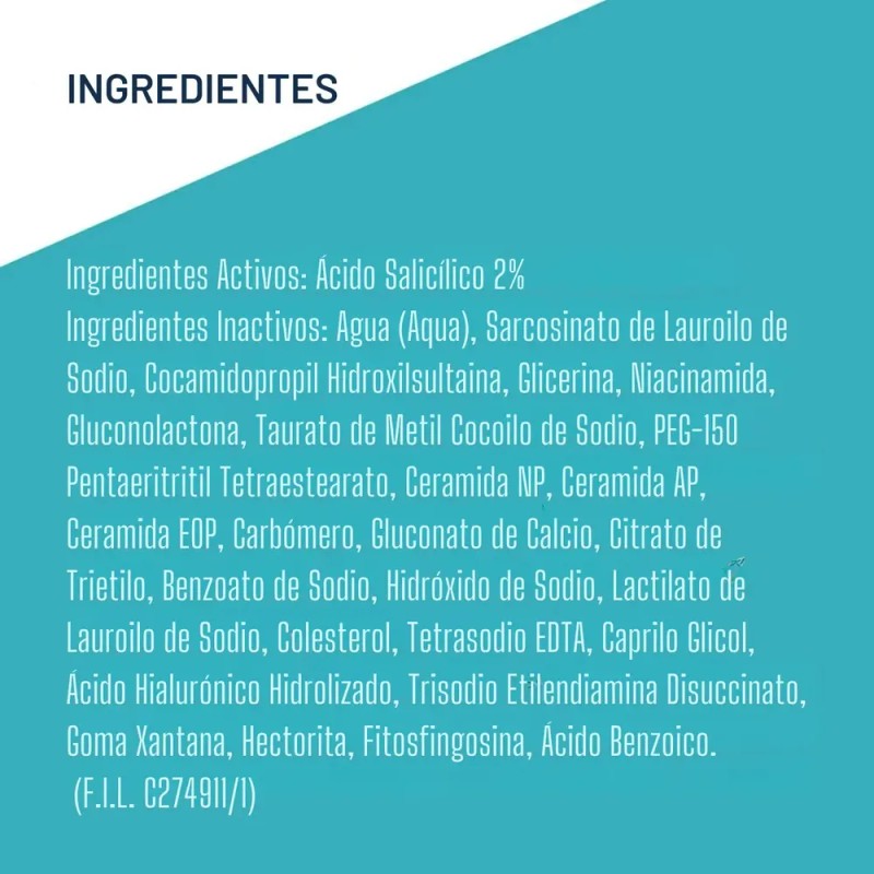 Jabon para la cara Cerave Cleanser Acné en Gel para