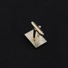 Set of 3 Men's Tie Clips and Cufflinks Set Business