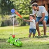 4 in 1 Summer Outdoor Sprinkler Spray Water Toys,360° Rotating