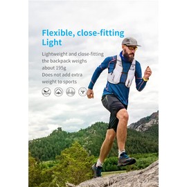 Lightweight Hydration Cross Country Backpack Pack 10L Rucksack Bag,Aonijie Hydration Vest For Water Bladder, Hiking Running Marathon Cycling, White/Black (Black, L/XL)