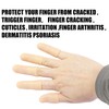 Gel Finger Cots,20 Pcs Silicone Finger Protectors Covers,Finger Caps Finger