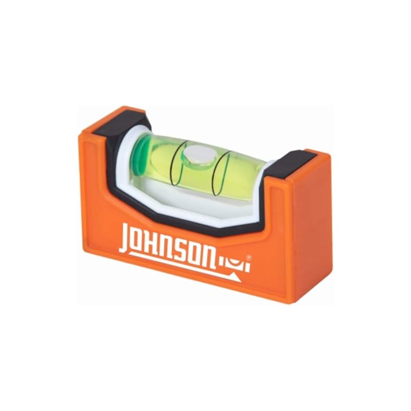 Johnson Level & Tool 1721P Nivel de bolsillo magnético, fácil