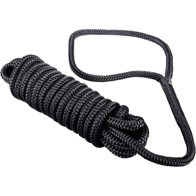 Amarine Made 4 Pack 1/2 Inch 25FT Double Braid Nylon