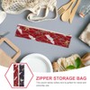 TOPBATHY Japanese fabric cutlery bag with zip, multifunctional storage for
