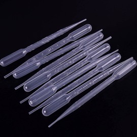 Yesallwas 10ml 20pcs Plastic Pipette Disposable Graduated Dropper for Gardening Aquarium Laboratory Equipment for Gardening Kerosene Dropper (10ml 20pcs)