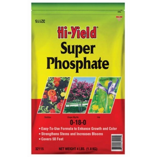 VPG (#32115) Hi-Yield Super Phosphate Plant Fertilizer, 0-18-0, 4# bag