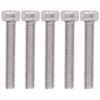 50Pcs Hex Socket Cup Head Screw Galvanized Steel M4 for