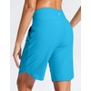 G Gradual Women's 9" Long Swim Board Shorts High Waisted