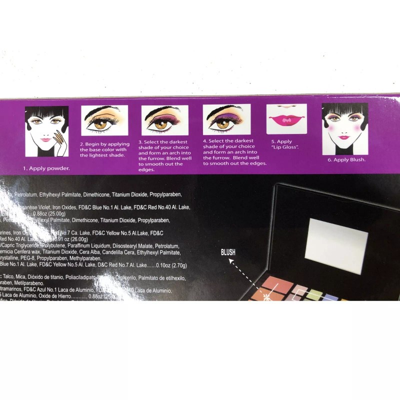 KC Republic BR Ultimate Combination Makeup 36 Color Set, 25