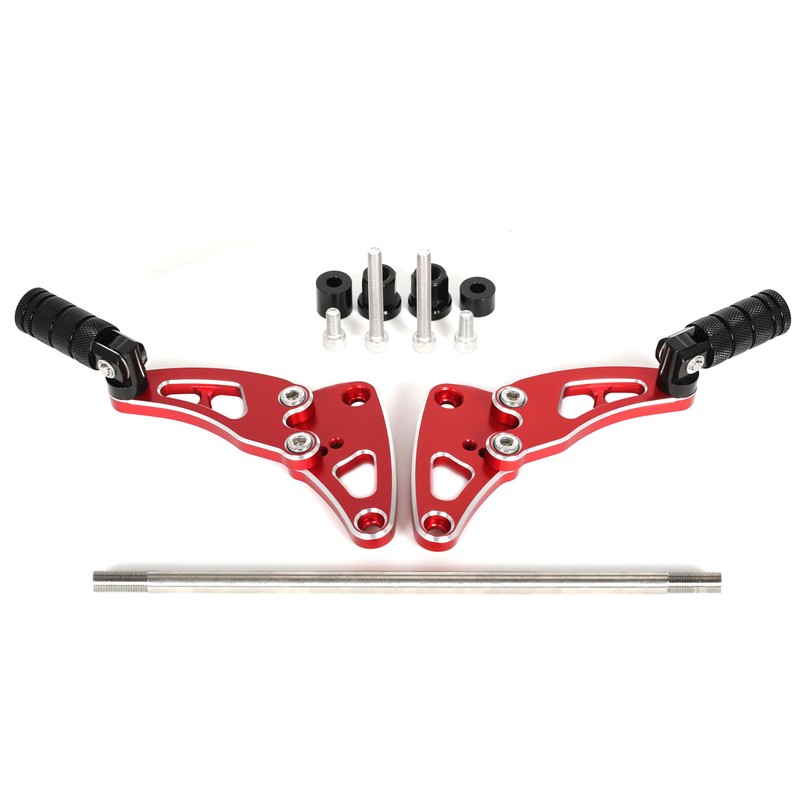 3D Engrave Foldable CNC Rear Passenger Footrest Foot Pedal Pegs