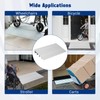 Door Threshold Ramp 4" Rise,Aluminum Entry Ramp for Wheelchair Scooters,