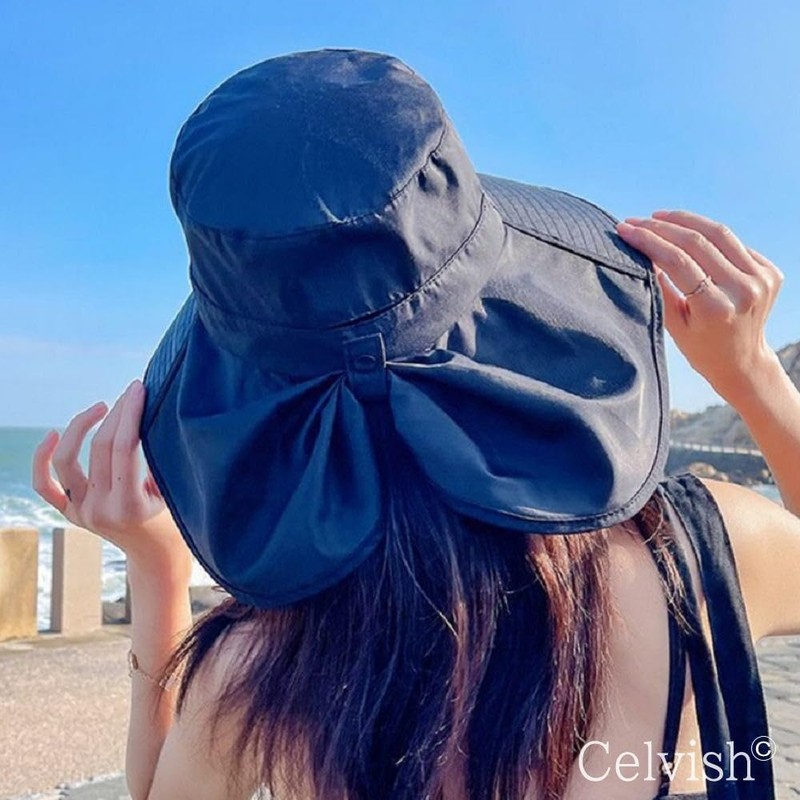 Celvish Women's UV Protection Hat, Wide Brim Hat, Chin Strap,