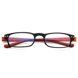 [OptiZen] おしゃれ老眼鏡 超軽量 形状記憶フレーム レディース メンズ 老眼用メガネ ブルーライトカット スクエア型フレーム眼鏡 ケース付き シニアグラス シニアメガネ リーディンググラス コンパクト UVカット 携帯便利 男女兼用