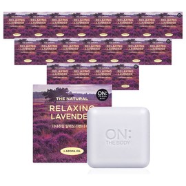 On the Body The Natural Relaxing Soap Lavender, 90g, 20 pieces / 온더바디 더 내추럴 릴랙싱 비누 라벤더, 90g, 20개