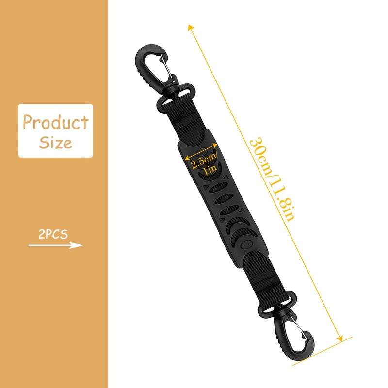 Rumyve 2pcs Ski Boot Carrier Belt,Ski Boot Carrier Belt,Winter Ski