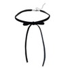 Fogun Unique Bowknot Neckpiece Elegant Black Bowknot Necklace Delicate Neckband