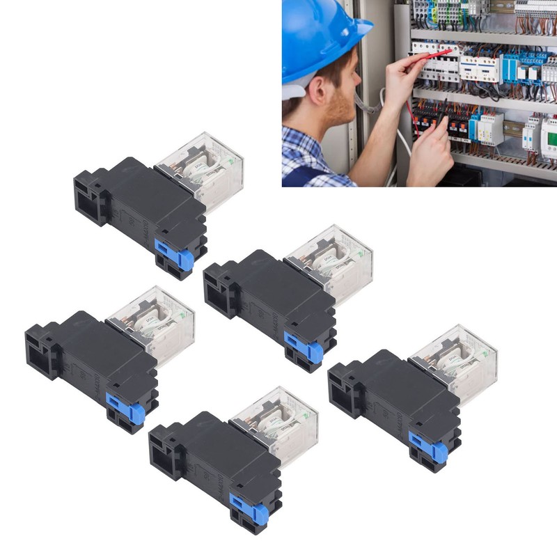 5PCS Coil Power Relay JQX 13F 24V General Purpose Electromagnetic