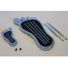 Hot Rod Parts Supply Barefoot Chrome Gas Pedal Cover &