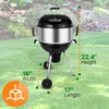 NutriChef Portable Outdoor Charcoal BBQ Grill, Barbecue Grills, Perfect for