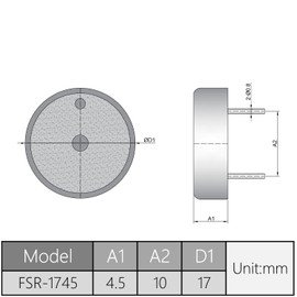 Fielect 5Pcs DC5V 80dB Passive Buzzer Alarm Electronic Buzzer Alarm Beeper Intermittent Sound 80dB Speaker FSR-1745