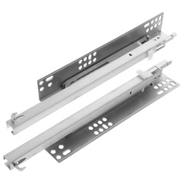 Operitacx 2pcs Heavy Duty Soft Close Drawer Slides Durable Cold Rolled Cabinet Slide Rails for Smooth Silent Operation for All Drawer Types